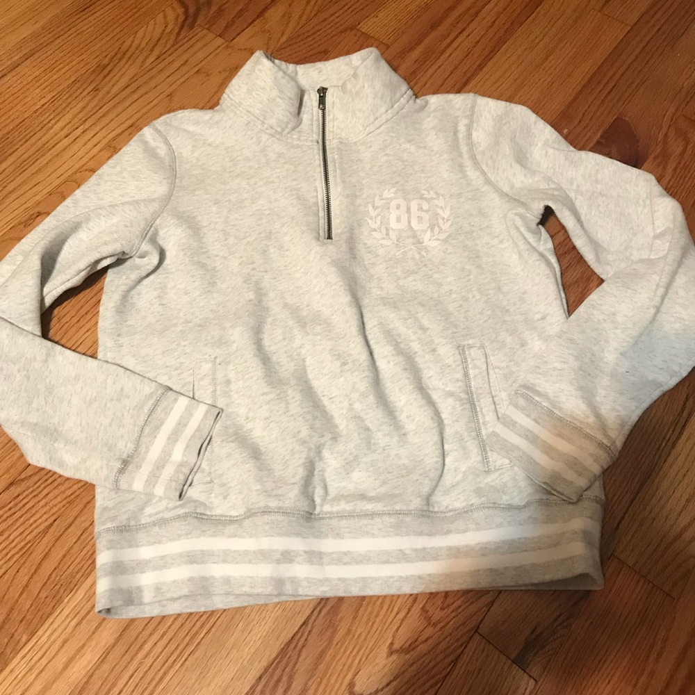 VS Pink half zip sweatshirt